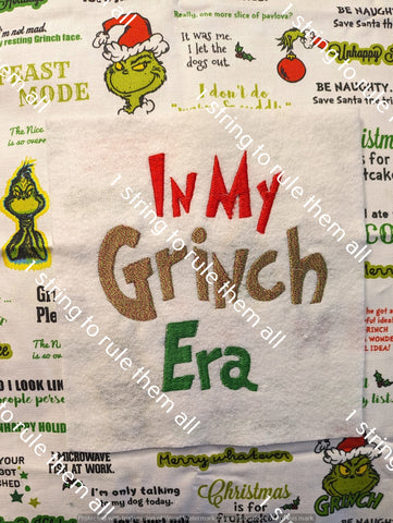 Green Era Embroidery Design