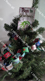 Green Christmas Countdown Set Embroidery Designs