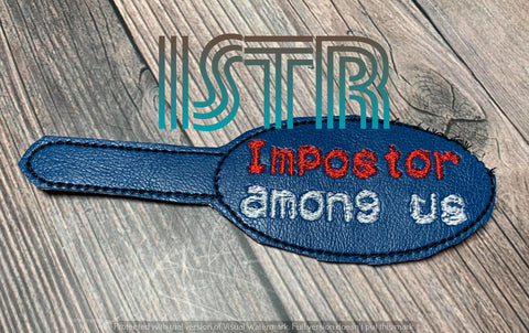 Impostor Snaptab Embroidery Design