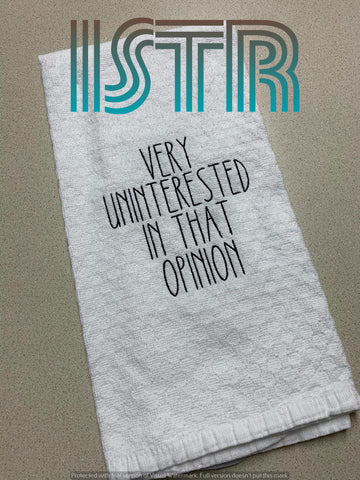 Opinion Hand Towel Embroidery Design