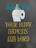 Butt Napkins Embroidery Design