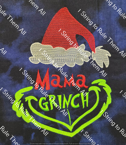 Mean Mama Embroidery Design