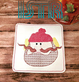 Reindeer Games Coaster Set Embroidery Designs
