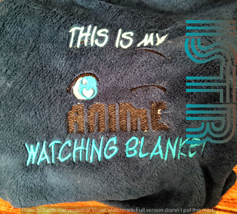Anime Blanket Embroidery Design