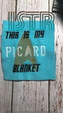 Star Captain Blanket Embroidery Design