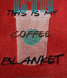 Coffee Drinking Blanket Embroidery Design