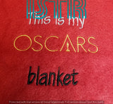 Awards Blanket Embroidery Design