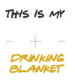 Blank Drinking Blanket Embroidery Design