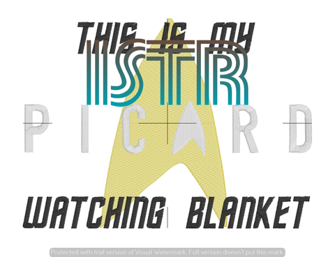 Star Captain Blanket Embroidery Design
