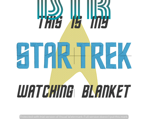 Star Explorer Blanket Embroidery Design