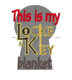 Locked House Blanket Embroidery Design