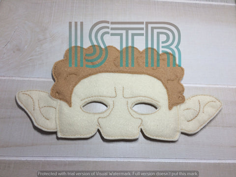 Halloween Goblin Mask Embroidery Design